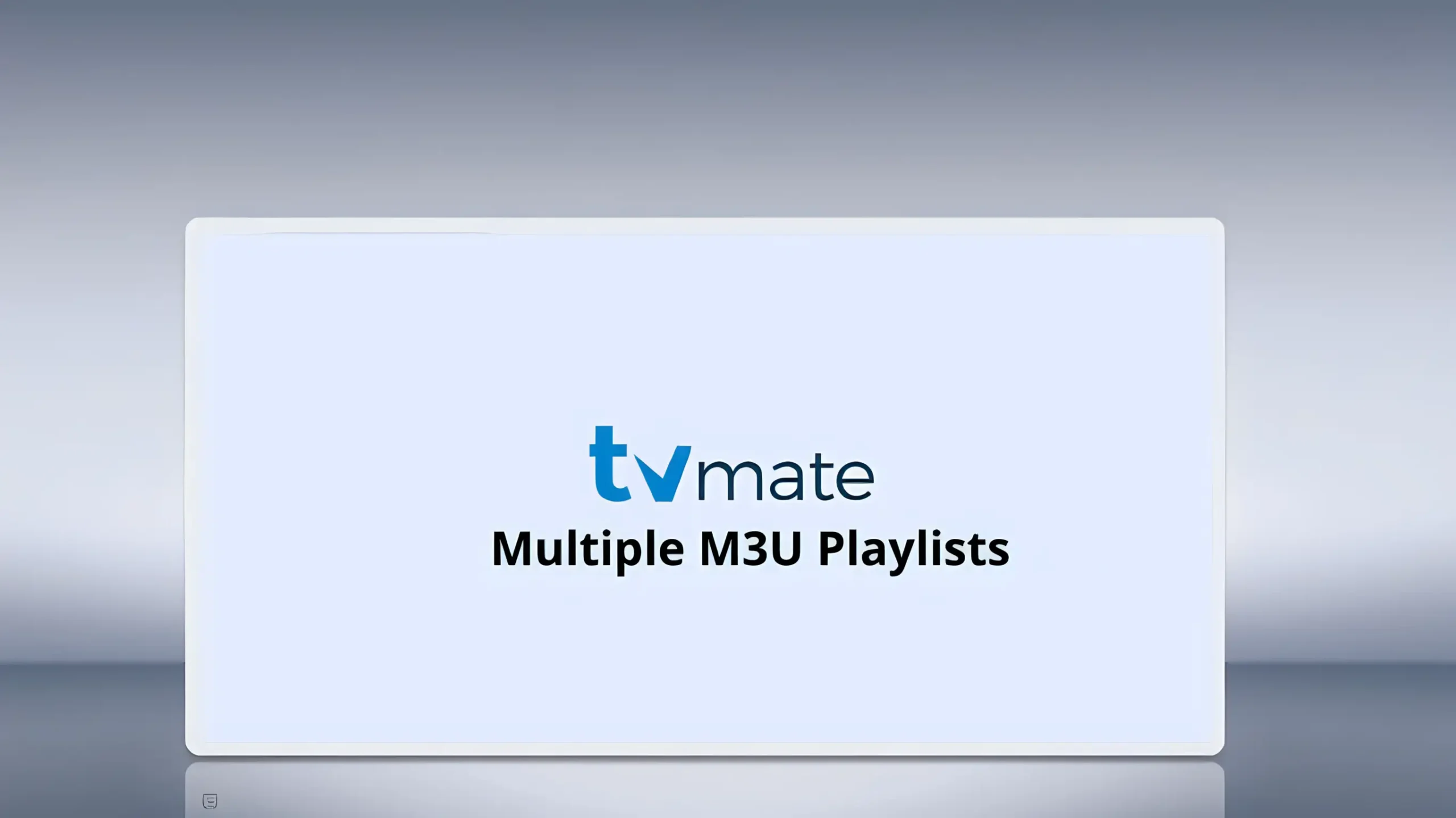 Multiple M3U Playlists playlist