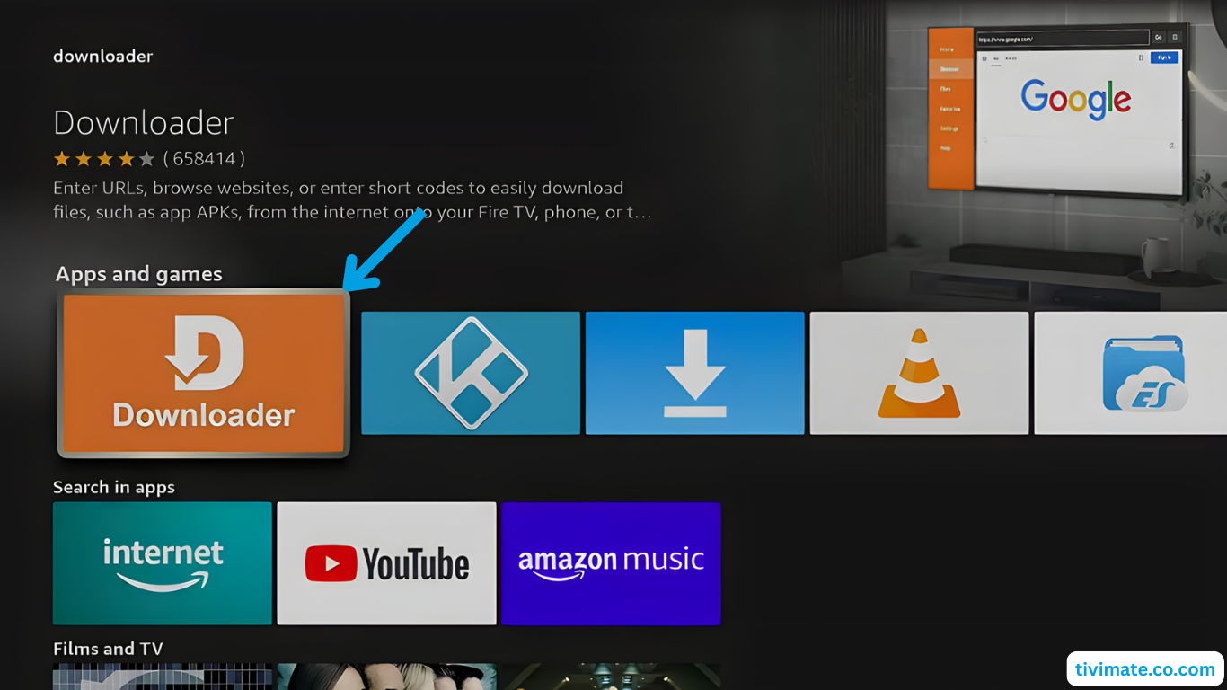Now select Downloader