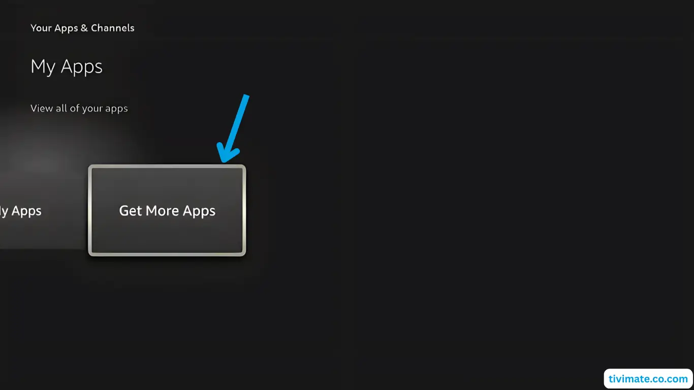 Select get more apps