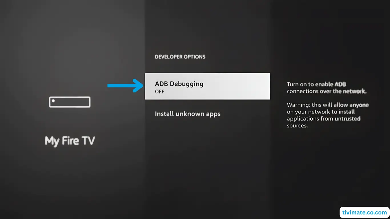 enable ADB debugging