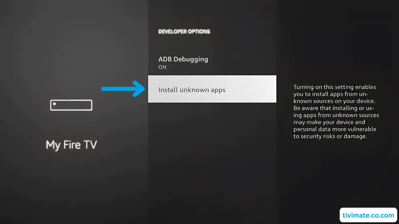 Select Install Unknow Apps