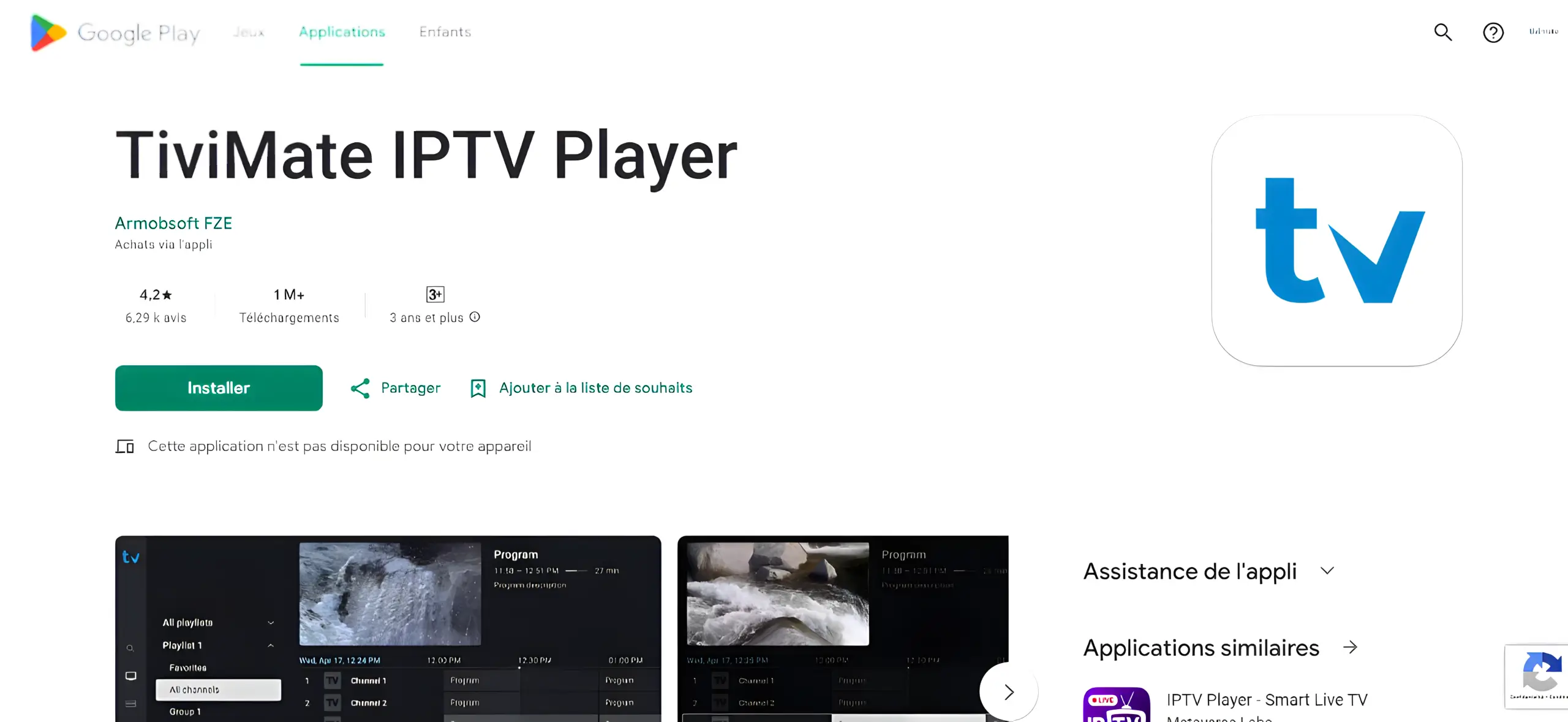 tivimate on Google Play Store on Android TV