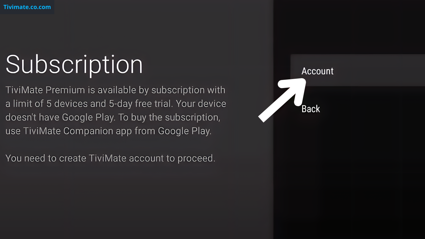 tivimate account